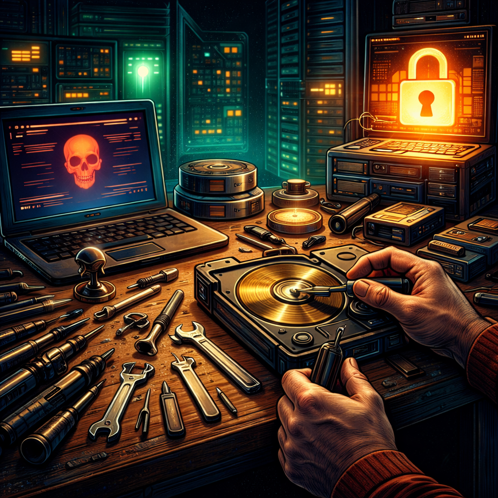 Visual concept for an article titled "Essential Backup and Recovery Strategies for Hacked Websites"