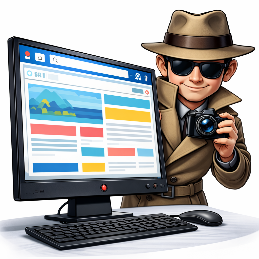 spying on website