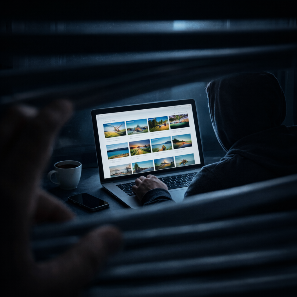 spying on website